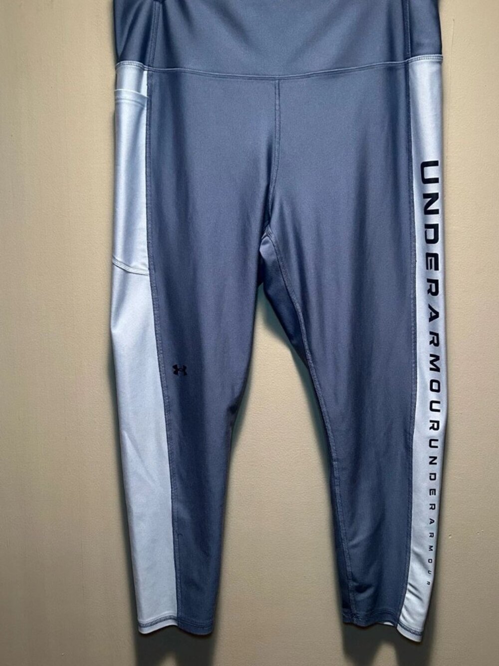 Under Armour Heat Gear Ankle Leggings Blue